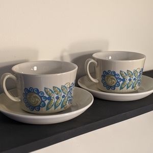 Mid century TOR Viking  tea cup set